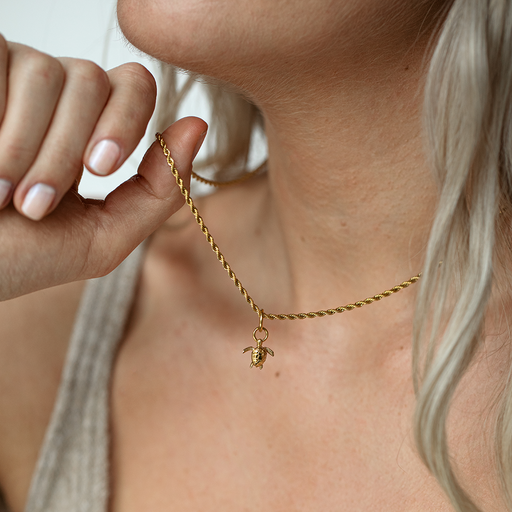 Paul Hewitt Turtle Charm Gold im Angebot