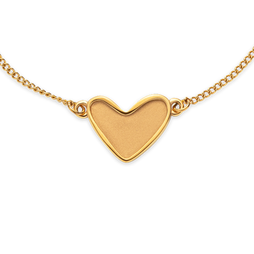 Paul Hewitt Engravable Heart Armkette Gold Weihnachtsangebot