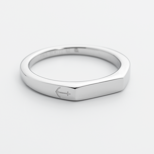 Paul Hewitt Men's Slim Signet Ring Silber Große Rabatte