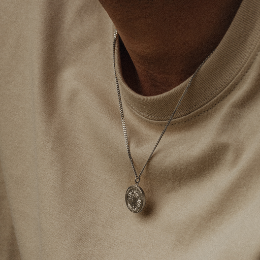 Paul Hewitt Men's St. Christopher Halskette Silber Tiefpreis