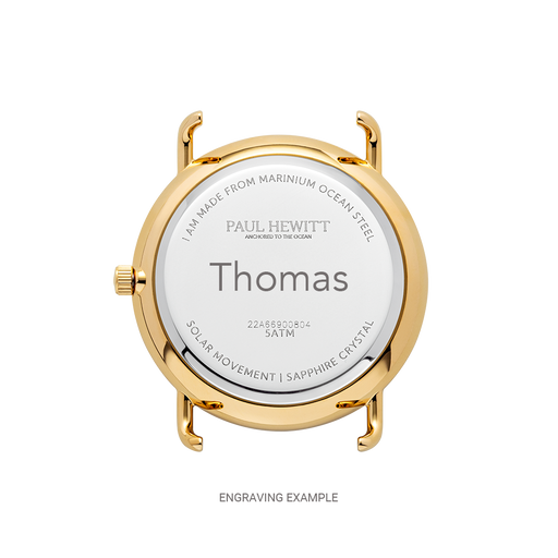 Paul Hewitt Sailor 39 mm Uhr Gold Blau Letzte 3 Tage