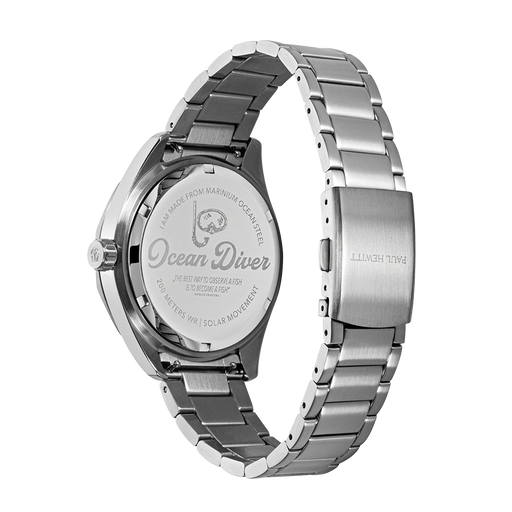 Paul Hewitt Ocean Diver Uhr Silber Schwarz Nur noch ein Tag übrig
