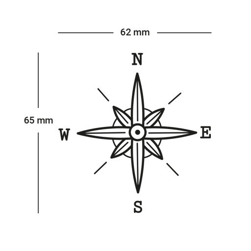 Paul Hewitt Men's Compass 1 Tattoo Riesige Rabatte