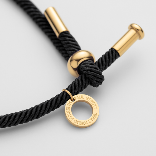 Paul Hewitt Vitamin Sea Armband Gold Schwarz Meist gekauft