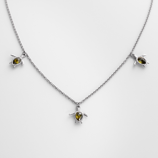 Paul Hewitt Turtle Halskette Silber Kostenloser Versand