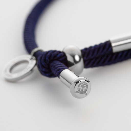 Paul Hewitt Vitamin Sea Gravur Armband Silber Marineblau Günstig kaufen