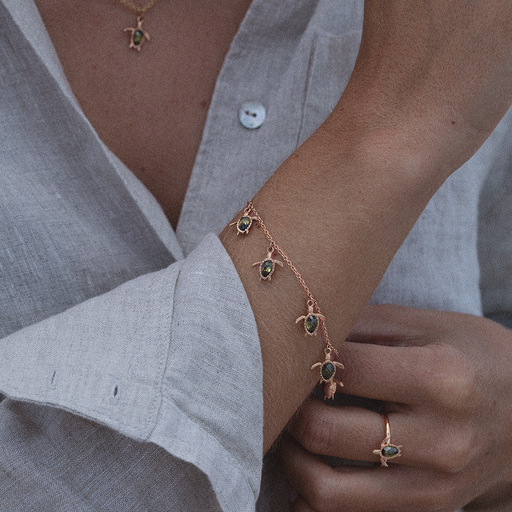 Paul Hewitt Turtle Armkette Roségold Begrenztes Angebot