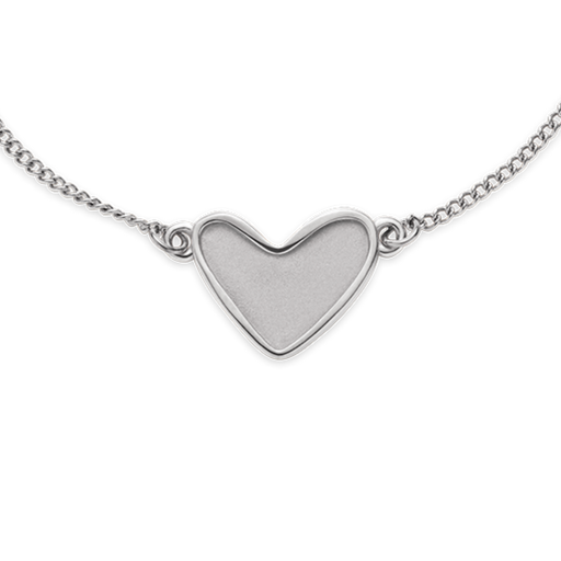 Paul Hewitt Engravable Heart Armkette Silber Online Shopping