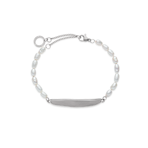 Paul Hewitt Engravable Plate Pearl Armkette Silber Osterangebot