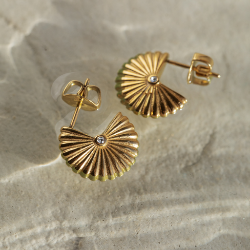 Paul Hewitt Scallop Ohrstecker Gold Neuheiten
