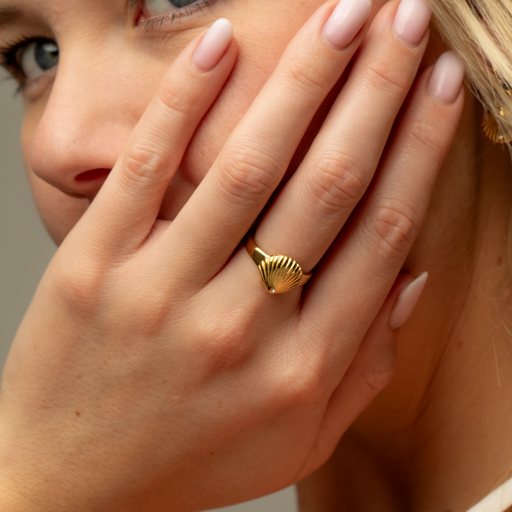 Paul Hewitt Scallop Ring Gold Bestseller