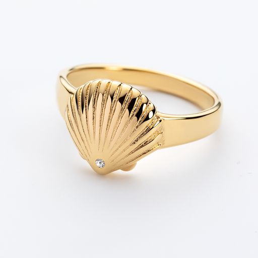 Paul Hewitt Scallop Ring Gold Bestseller