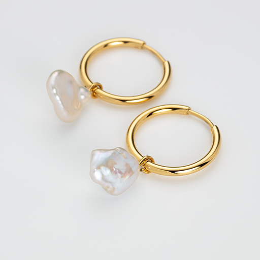 Paul Hewitt Treasures of the Sea Pearl Ohrring Gold Tiefpreis