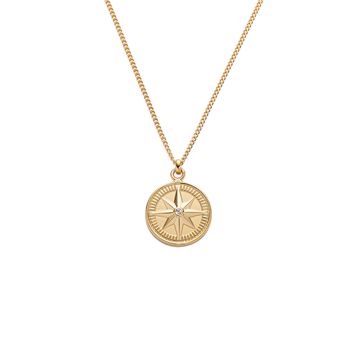 Paul Hewitt Windrose Halskette Gold Begrenzte Freigabe