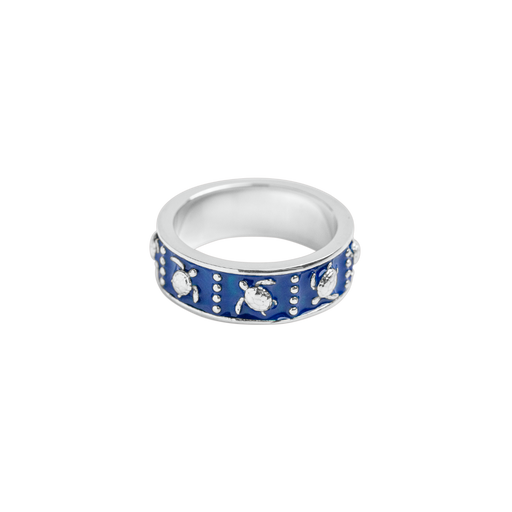 Paul Hewitt Turtle Enamel Ring Silber Vierteljährliche Förderung