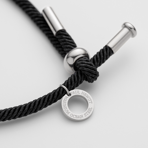 Paul Hewitt Vitamin Sea Armband Silber Schwarz Hotsell