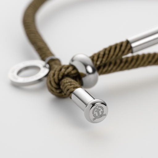 Paul Hewitt Vitamin Sea Armband Silber Olive Günstiger Verkauf