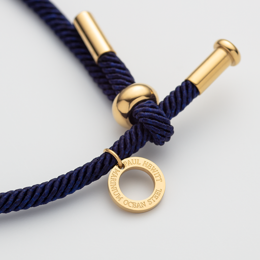 Paul Hewitt Vitamin Sea Armband Gold Marinebelau Versandkostenfrei