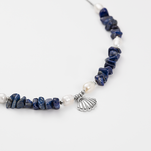 Paul Hewitt Scallop Stone Halskette Silber Begrenzt auf 3 Tage