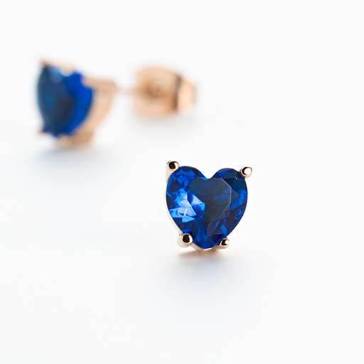 Paul Hewitt Blue Heart Ohrring Roségold Online