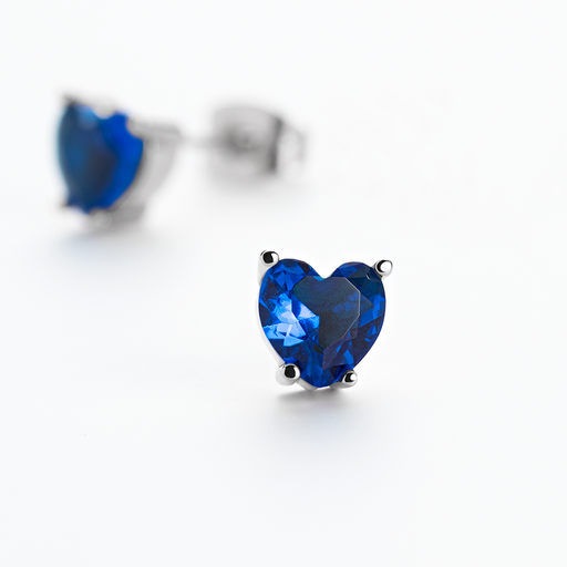 Paul Hewitt Blue Heart Ohrring Silber Outlet