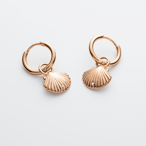 Paul Hewitt Scallop Ohrring Roségold Meist gekauft