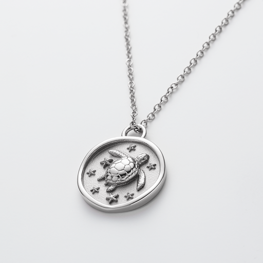Paul Hewitt Turtle Coin Halskette Silber Großer Ausverkauf