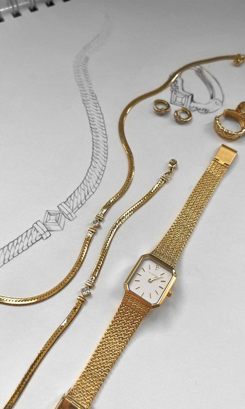 Paul Valentine Retro Sparkling Necklace Kauf eins, bekomm eins gratis