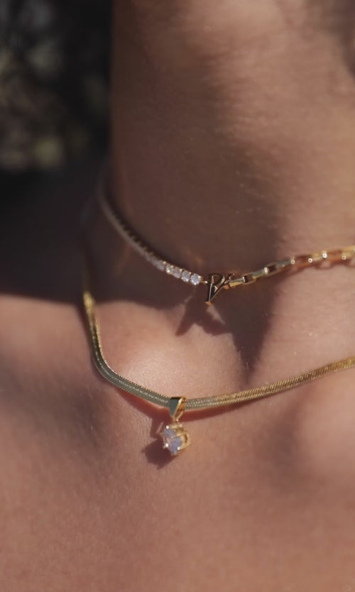 Paul Valentine Brilliant Sleek Necklace Tiefpreis