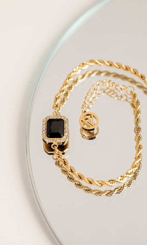 Paul Valentine Pavé Emerald Black Bracelet Bis zu 60% Rabatt