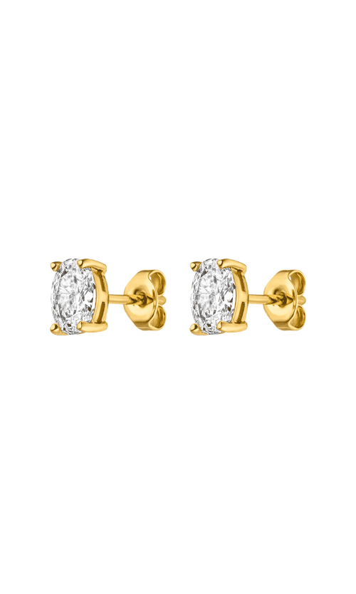 Paul Valentine Brilliant Oval Studs Bis zu 55% Rabatt