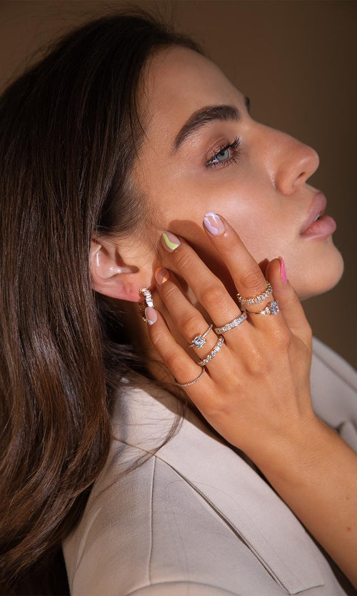 Paul Valentine Brilliant Oval Ring 50% Rabatt mit kostenlosem Versand