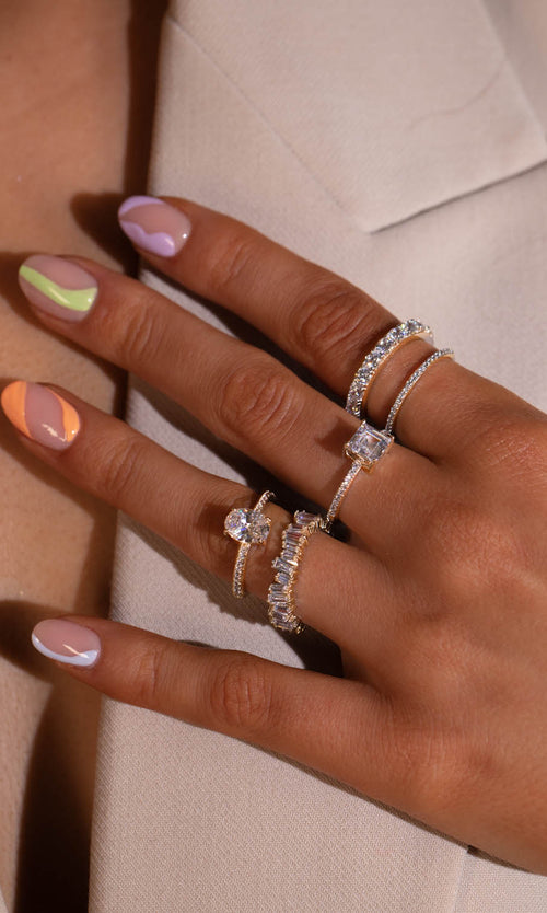 Paul Valentine Brilliant Oval Ring 50% Rabatt mit kostenlosem Versand