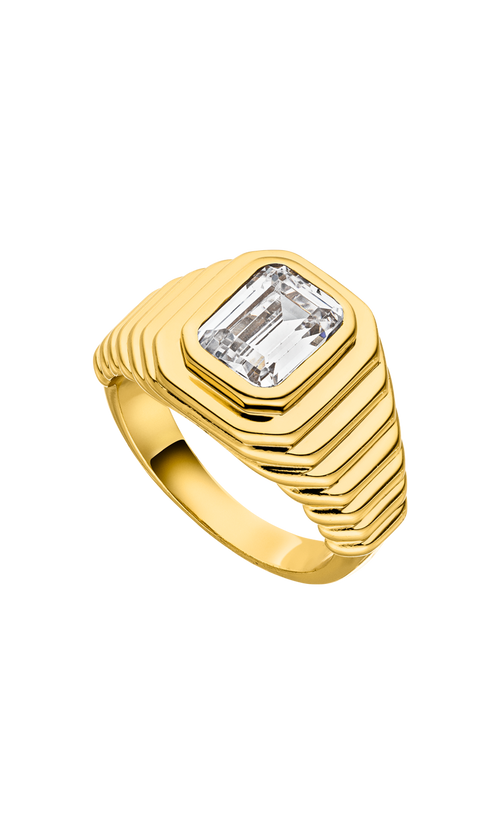 Paul Valentine Emerald Ring White 50% Rabatt für begrenzte Zeit