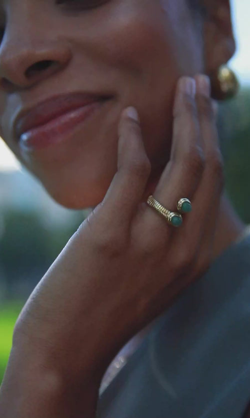 Paul Valentine Aventurine Ring Rabatte dieses Monats