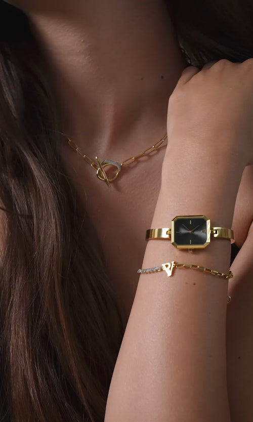 Paul Valentine Ethereal Watch & Bracelet Set Neueste Mode