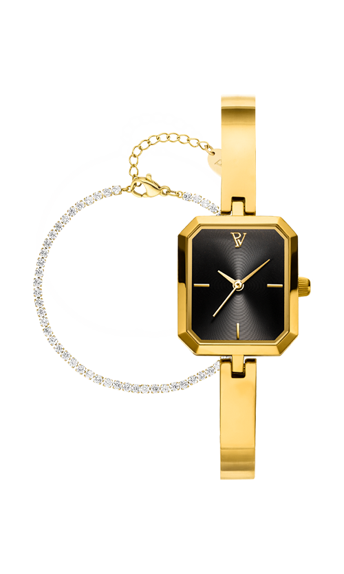 Paul Valentine Ethereal Watch & Sparkling Bracelet Set Exklusive Angebote