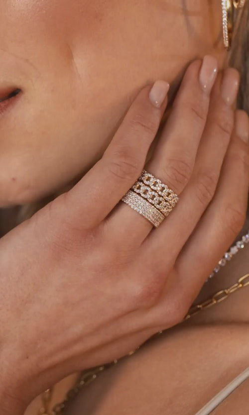Paul Valentine Éclat Pavé Ring Sonderangebot der Fabrik
