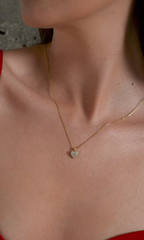 Paul Valentine Pure Heart Necklace Super Rabatt