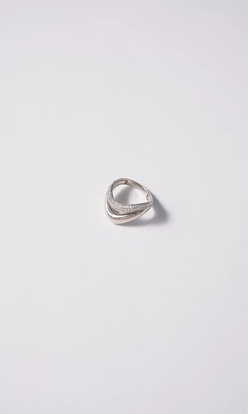 Paul Valentine Crystal Galaxy Ring Clearance-Verkauf