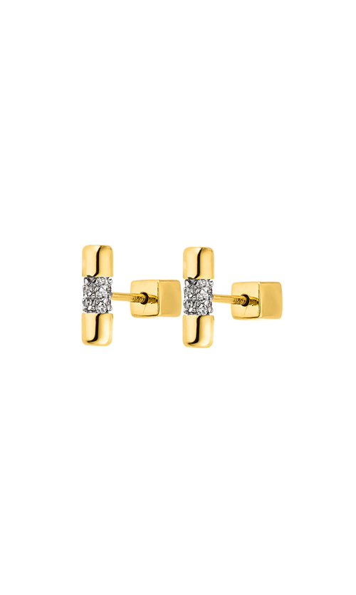 Paul Valentine Pure Ohrstecker 14k vergoldet Kostenloser Versand international