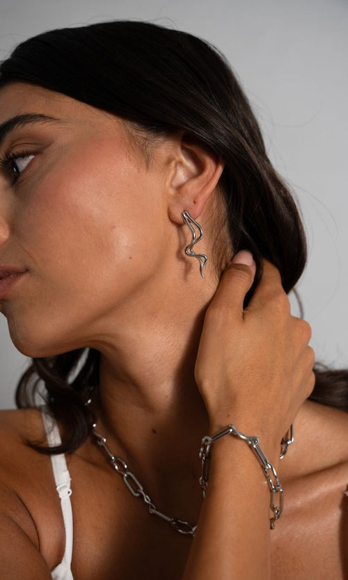 Paul Valentine Wave Rush Earrings Kostenloser Versand