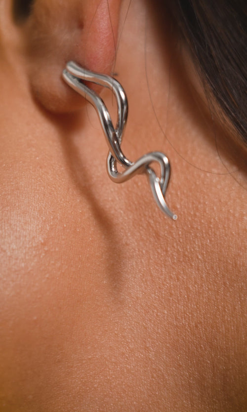 Paul Valentine Wave Rush Earrings Kostenloser Versand