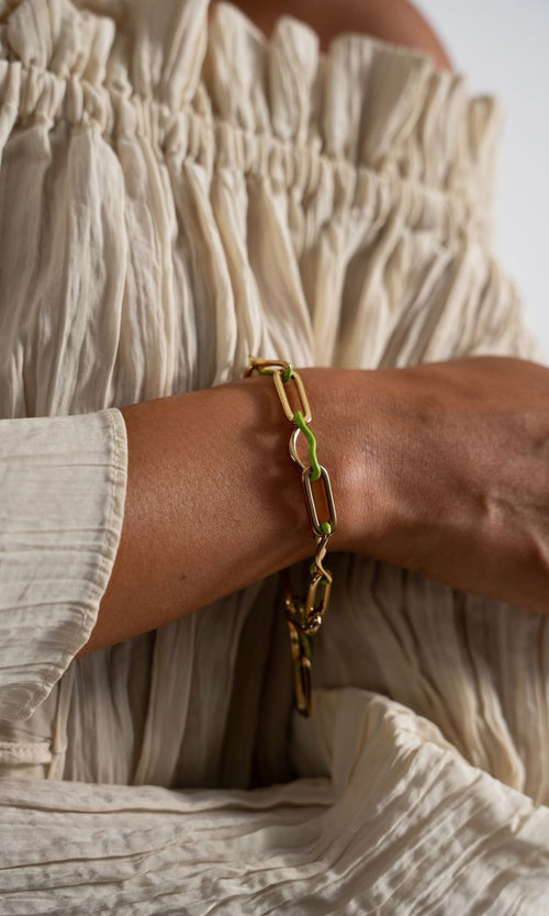 Paul Valentine Wave Rush Enamel Bracelet Sonderangebot