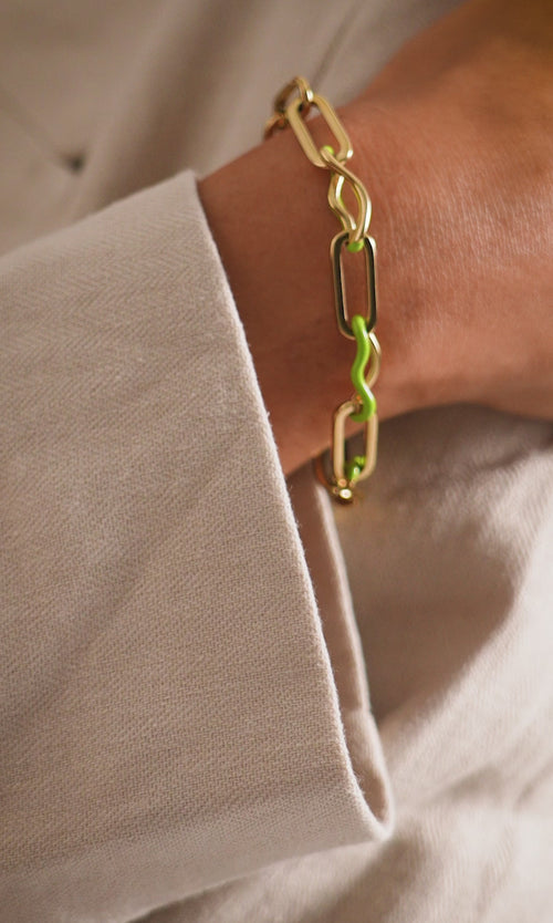 Paul Valentine Wave Rush Enamel Bracelet Sonderangebot