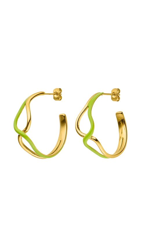Paul Valentine Wave Rush Enamel Hoops Versandkostenfrei