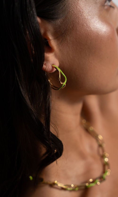 Paul Valentine Wave Rush Enamel Hoops Versandkostenfrei