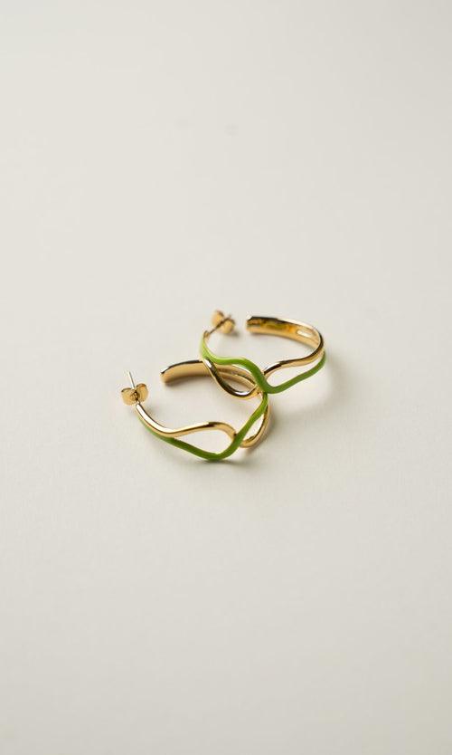 Paul Valentine Wave Rush Enamel Hoops Versandkostenfrei