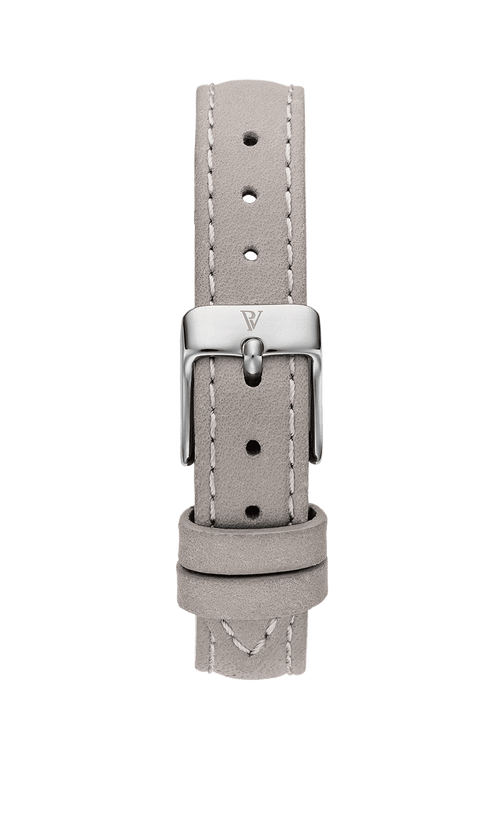 Paul Valentine Grey Leather Strap Saisonschlussverkauf