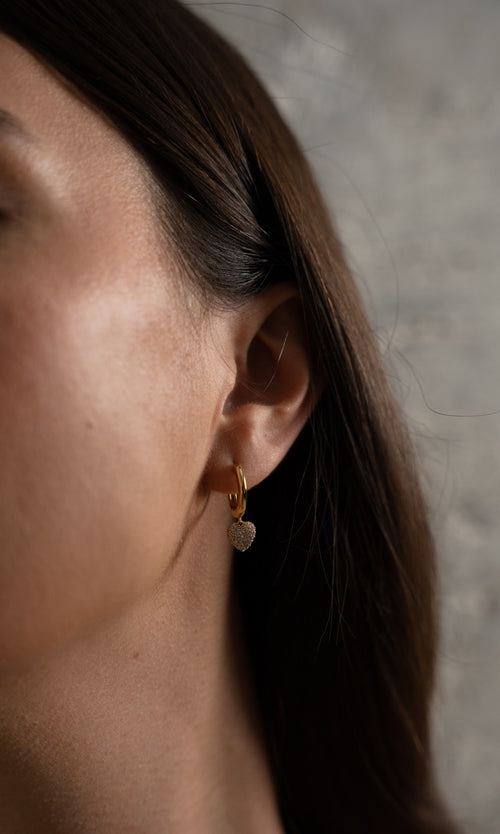 Paul Valentine Pure Heart Charm Hoops JETZT KAUFEN